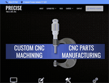 Tablet Screenshot of precisetool.com